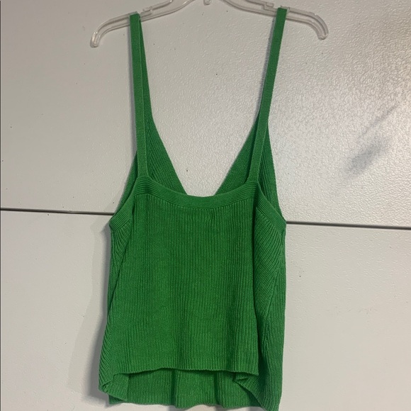 MAEVE ANTHROPOLOGIE EVERYDAY MARYANNE KNIT SWEATER TANK GREEN 1X - Picture 5 of 6